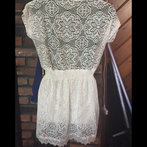 Lace BOHO babydoll top - Picture 2 of 8